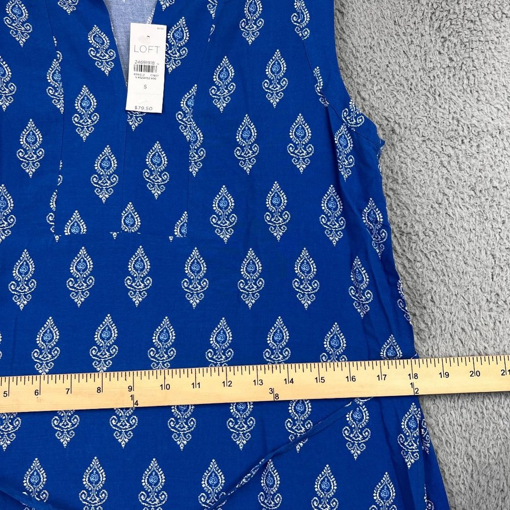 New Anne Taylor Loft Belted Top Sleeveless Size small - Picture 9 of 11